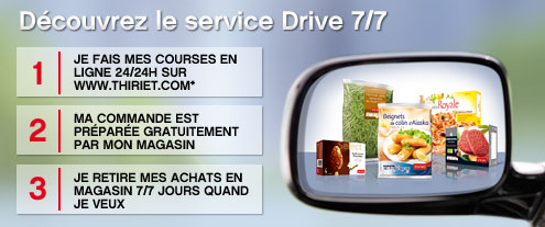 Drive 7/7J non connecté