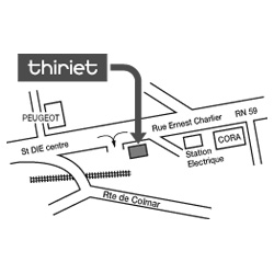 Plan Magasins Thiriet SAINTE MARGUERITE