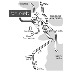 Plan Magasins Thiriet FROUARD