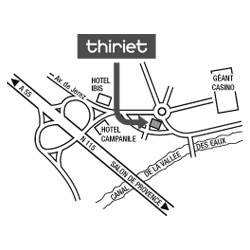 Plan Magasins Thiriet ARLES