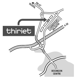 Plan Magasins Thiriet ECOLE VALENTIN