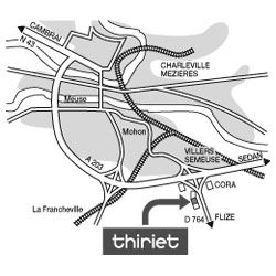 Plan Magasins Thiriet VILLERS SEMEUSE