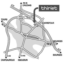 Plan Magasins Thiriet VIERZON