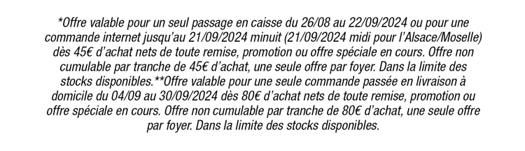 Profitez d'un cadeau de la Maison Thiriet : une planche à apéro de la Maison Thiriet dès 45€ d'achat en magasin et dès 80€ d'achat en livraison à domicile