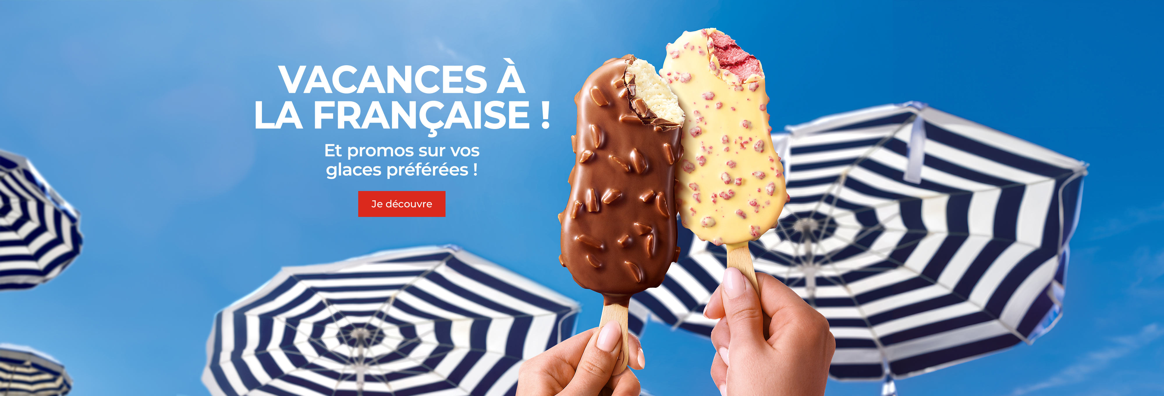 Amateurs de sorbets et de crèmes glacées, découvrez nos créations : cornet, bâtonnet, bac, pot, barre glacée ou Sunday