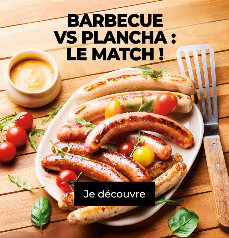 Réussissez votre barbecue ou votre plancha avec notre sélection de viandes et de poissons et leurs accompagnements : chipolata, steak, entrecôte…