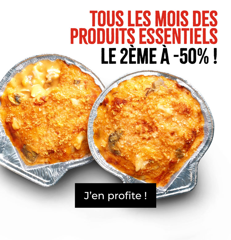 Profitez des Essentiels : le 2ème à -50% !