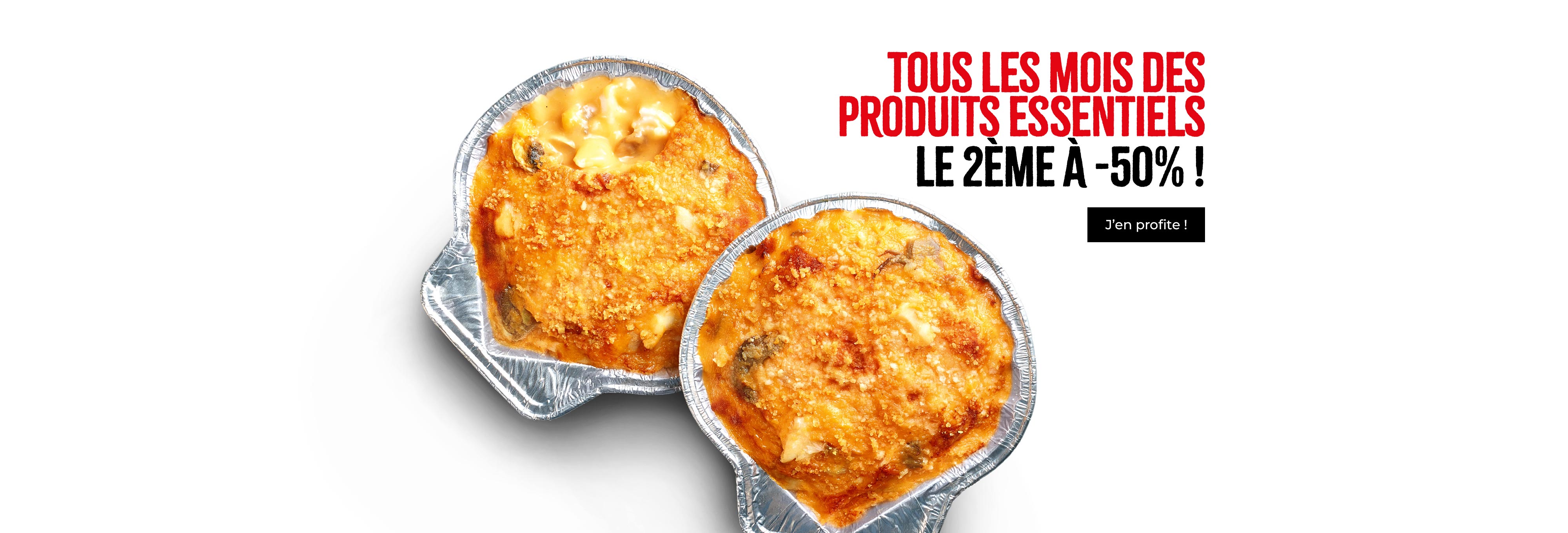 Profitez des Essentiels : le 2ème à -50% !