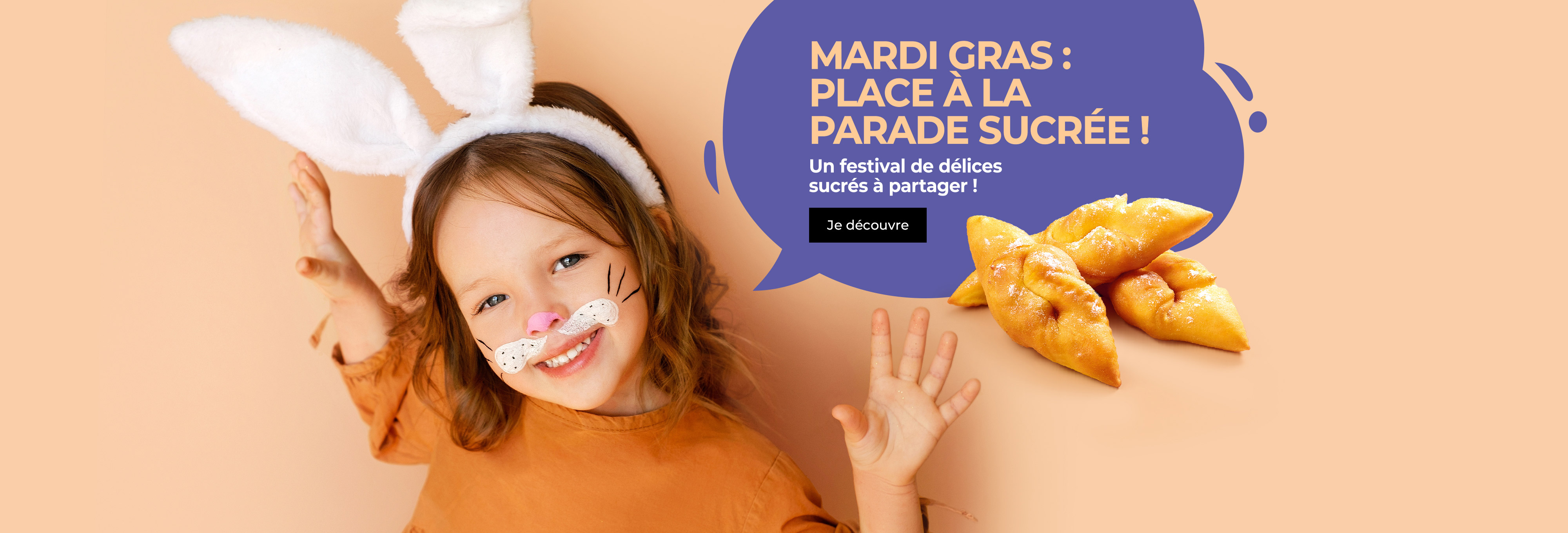 Mardi Gras sera magique avec notre sélection de délices sucrés parfaits pour ravir les petits et grands enfants !