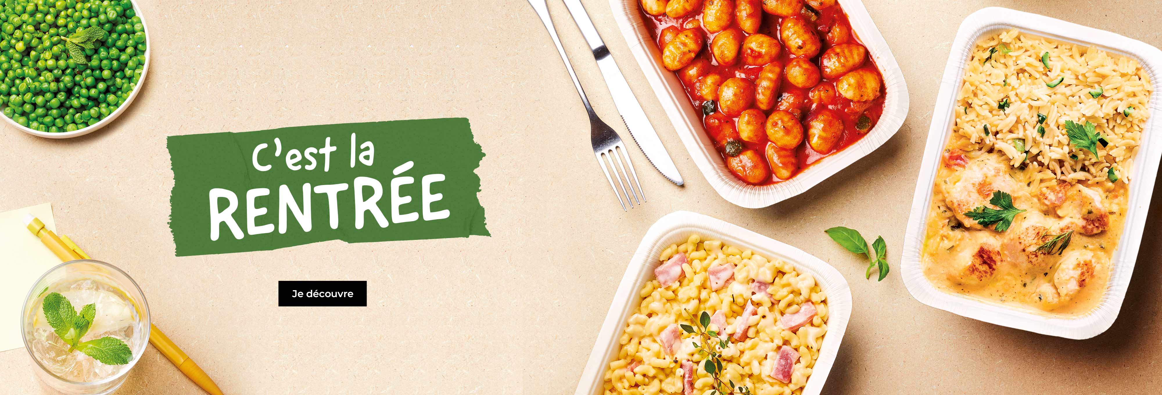 Pour la rentrée, découvrez notre sélection gourmande de plats préparés : gnocchi, lasagnes, quiches, pizzas, viandes, poissons, légumes et desserts pour des repas simples et savoureux