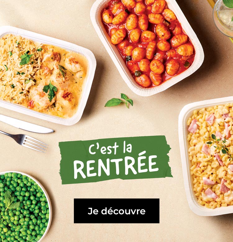Pour la rentrée, découvrez notre sélection gourmande de plats préparés : gnocchi, lasagnes, quiches, pizzas, viandes, poissons, légumes et desserts pour des repas simples et savoureux