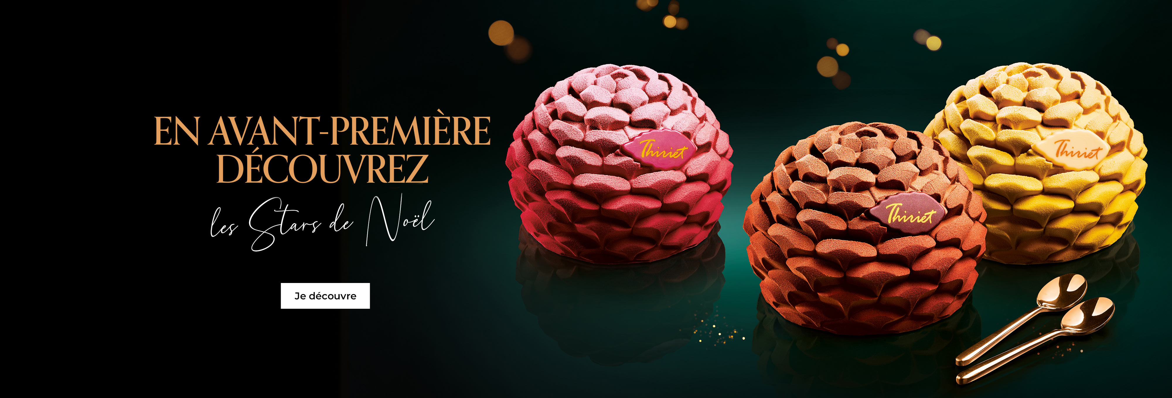 En avant-première, laissez-vous séduire par nos pommes de pin glacées à partager disponibles en trois parfums : chocolat, framboise et exotique