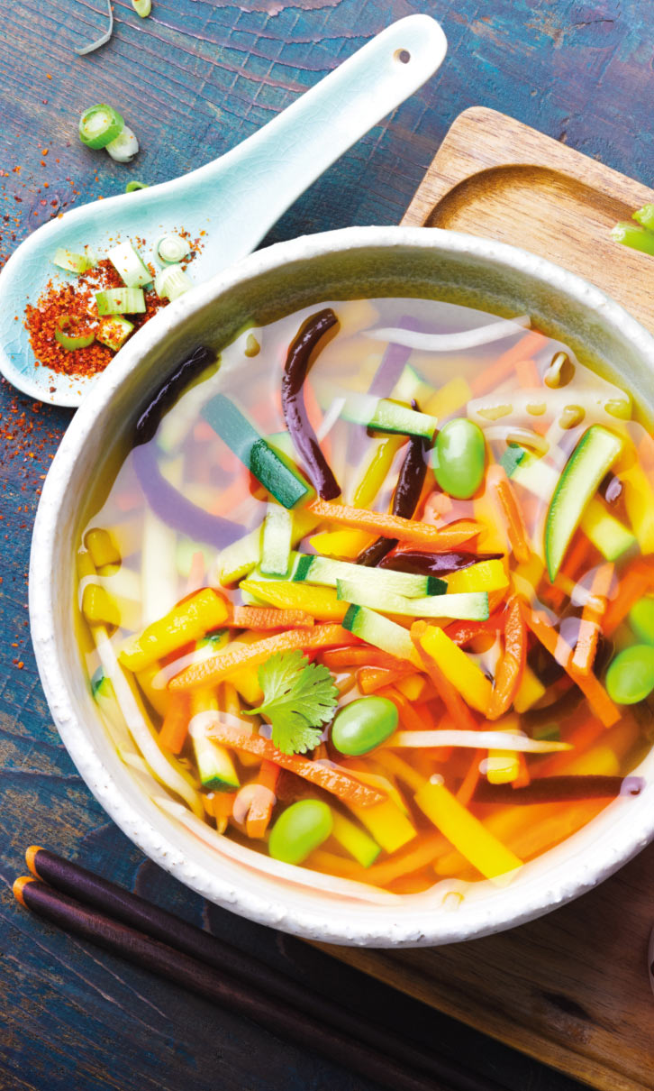 Plats cuisinés - Plats à partager - Cuisines d'ailleurs - Légumes pour bouillon à l'asiatique