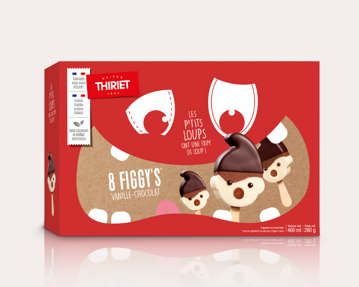 Glaces  - Enfants - 8 Figgy’s™ vanille/chocolat