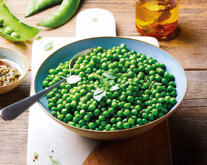 Légumes - Légumes nature - Légumineuses - Petits pois doux sans résidu de pesticides