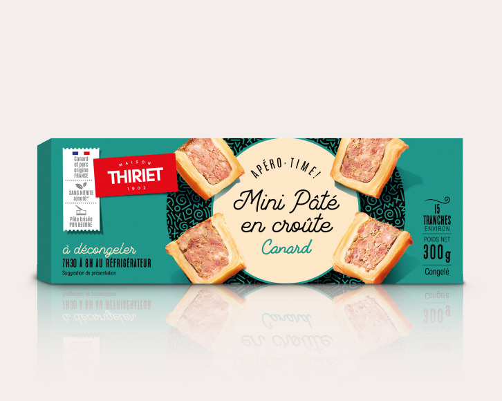 Apéritifs - Apéritifs froids - Bouchées froides - Mini pâté en croûte canard