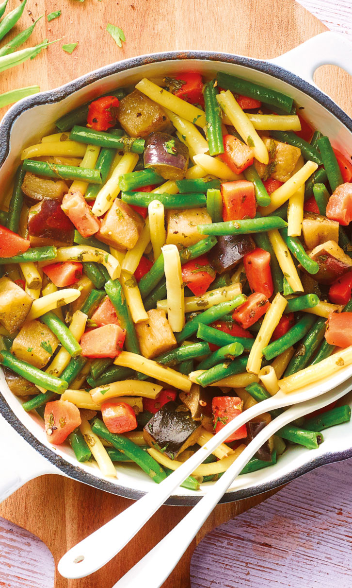 Légumes - Légumes cuisinés - Poêlées assaisonnées - Poêlée cuisinée à la campagnarde