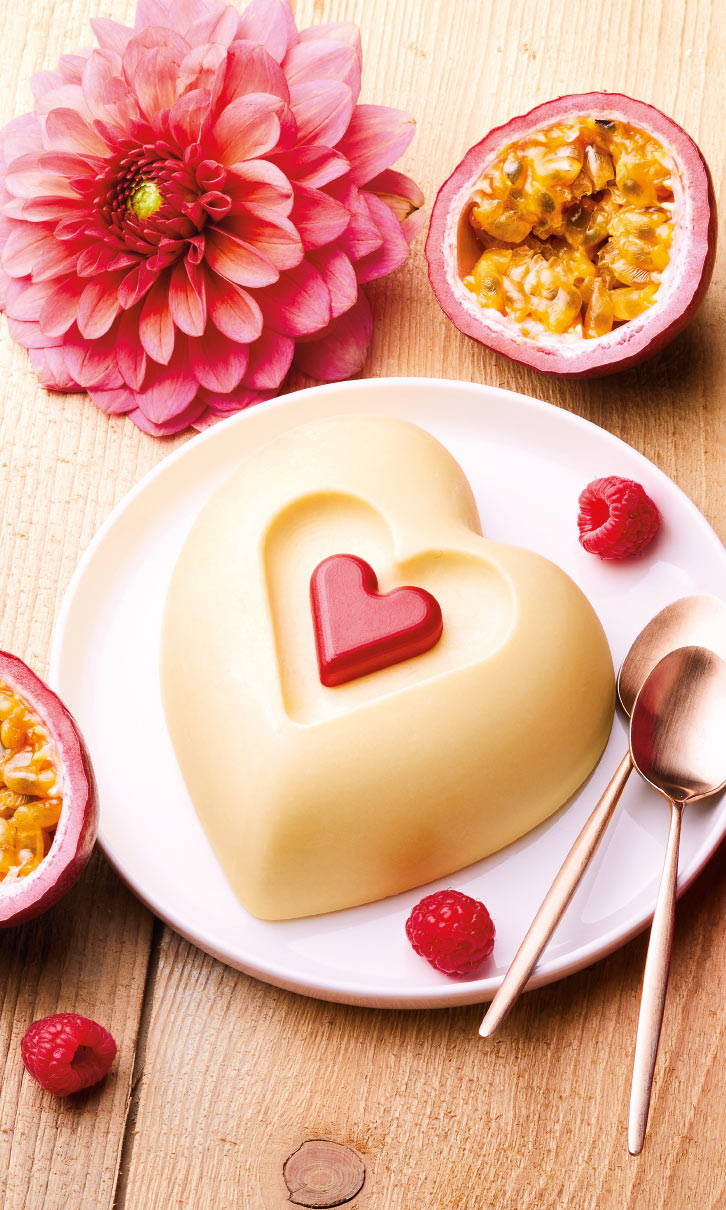 Desserts glacés - Desserts glacés à partager - Spécialités - Coeur passion/framboise