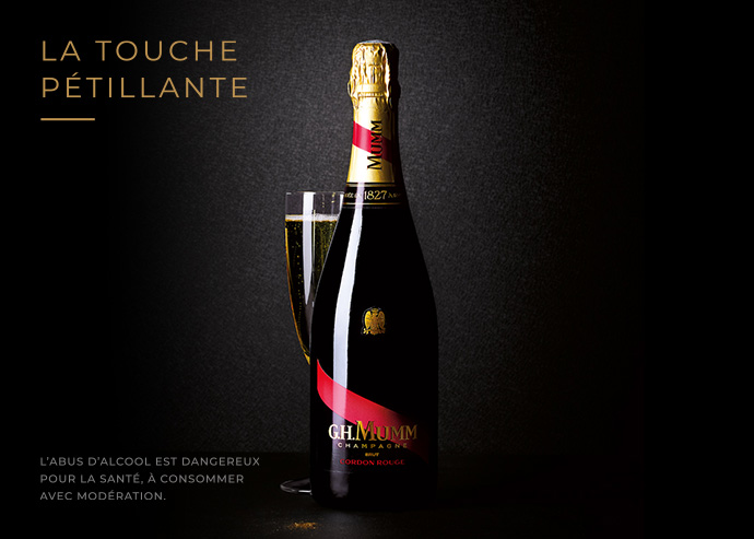 La touche pétillante de la Maison Thiriet pour accompagner votre repas !