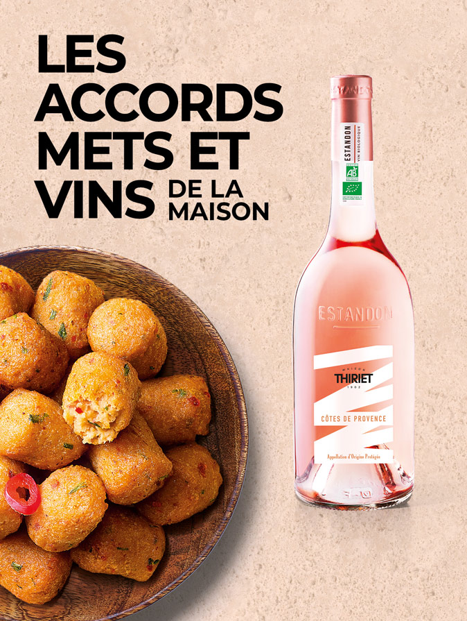 Explorez l'harmonie parfaite entre mets et vins, trouvez l'accord idéal pour chaque occasion avec notre rosé Côte de Provence