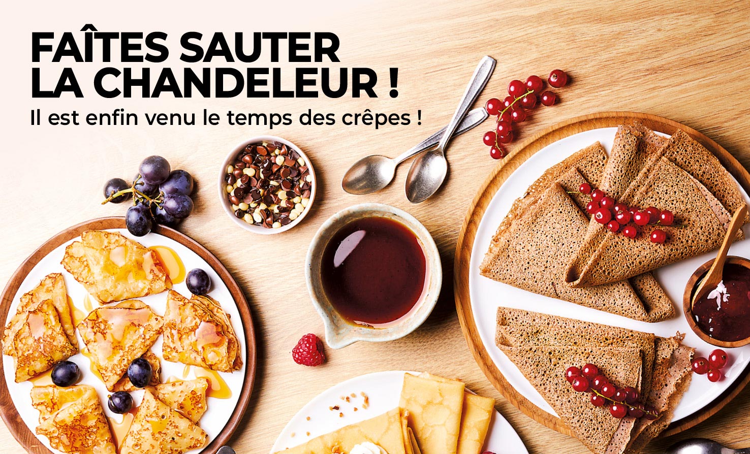 Célébrez la chandeleur avec les crêpes, les galettes et les pancakes de la Maison Thiriet