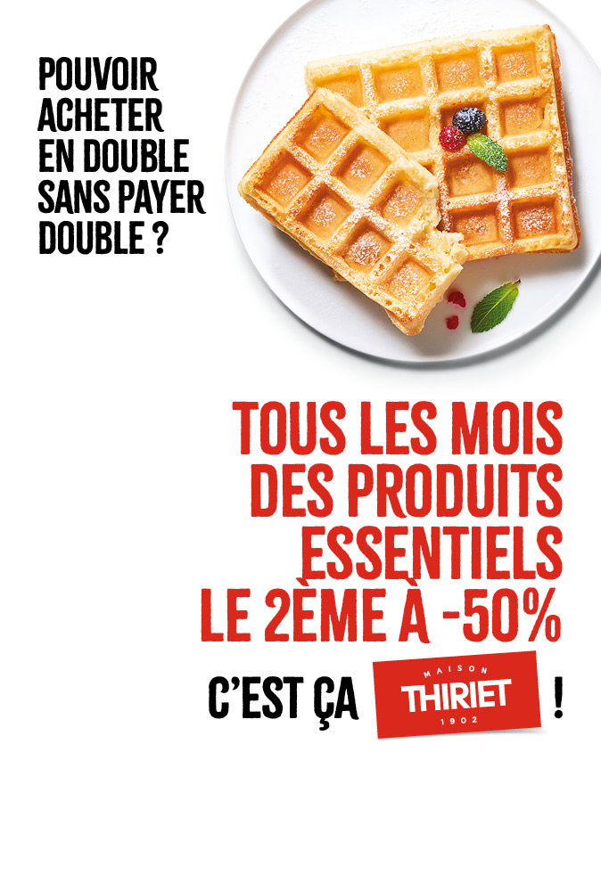 Profitez des Essentiels : le 2ème à -50% !