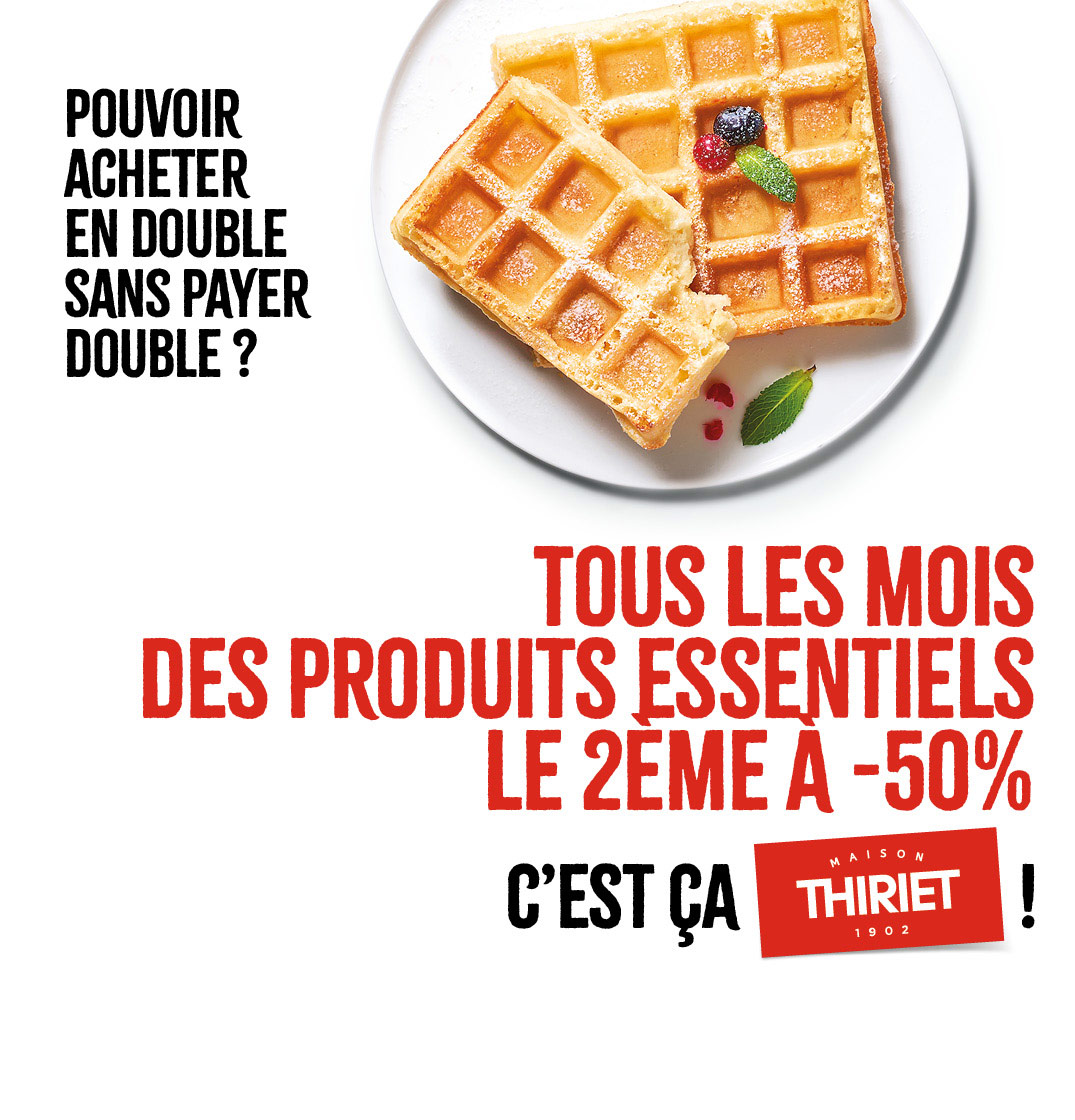 Profitez des Essentiels : le 2ème à -50% !