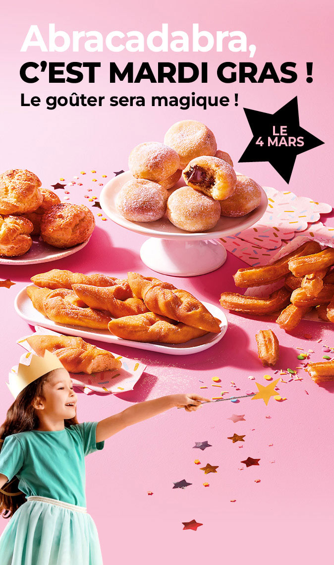 Mardi Gras sera magique avec notre sélection sucrée parfaite pour ravir les petits et grands enfants !