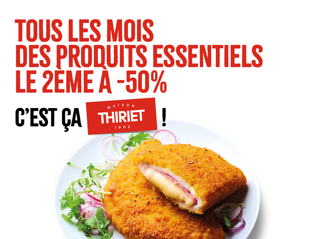 Profitez des Essentiels : le 2ème à -50% !