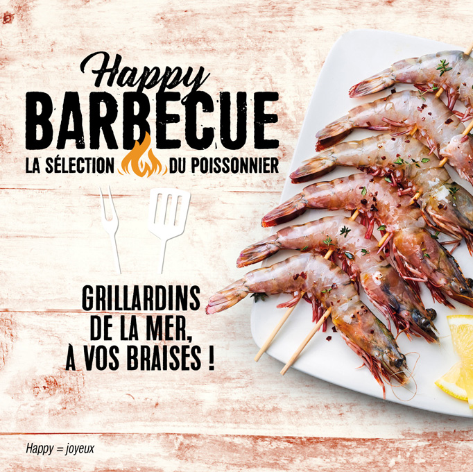 Pour des repas réussis au gril, découvrez notre sélection de produits de la mer : gambas, pavés de saumon, sardines…