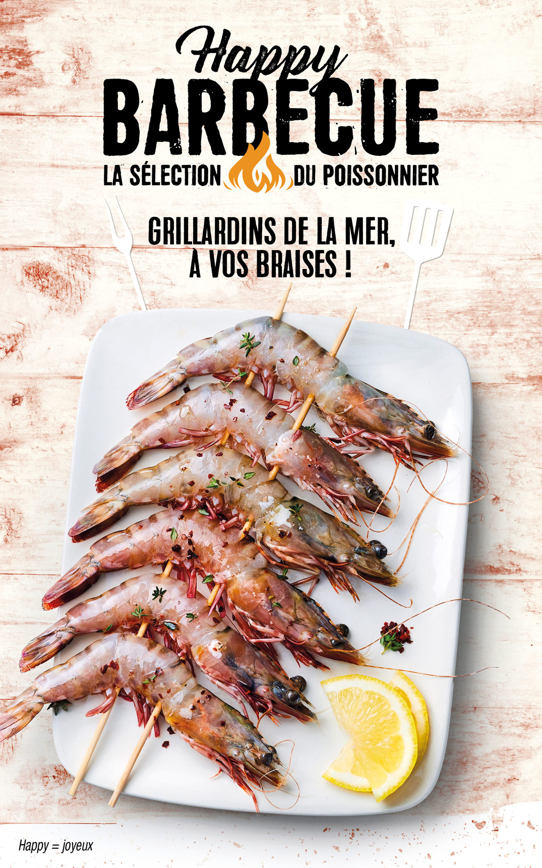 Pour des repas réussis au gril, découvrez notre sélection de produits de la mer : gambas, pavés de saumon, sardines…