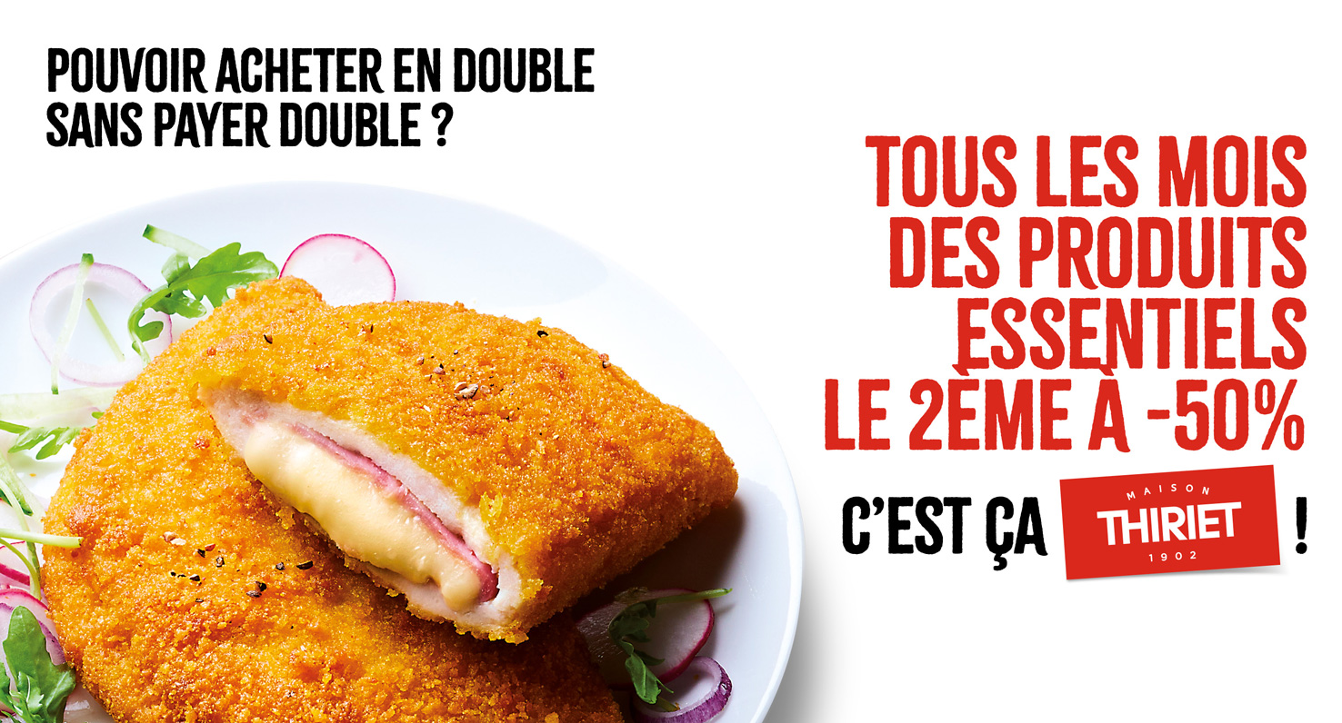Profitez des Essentiels : le 2ème à -50% !