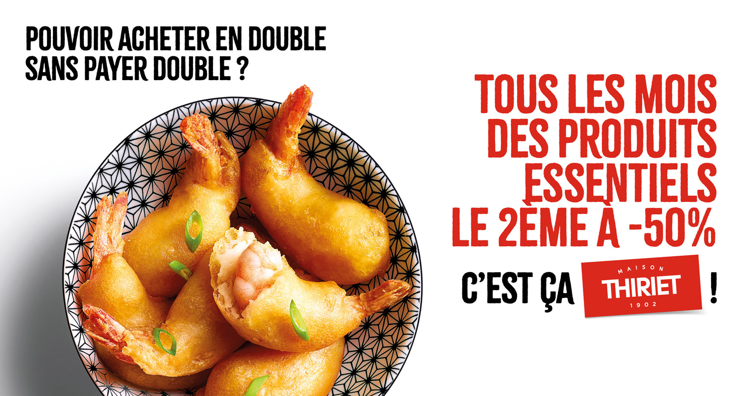 Profitez des Essentiels : le 2ème à -50% !