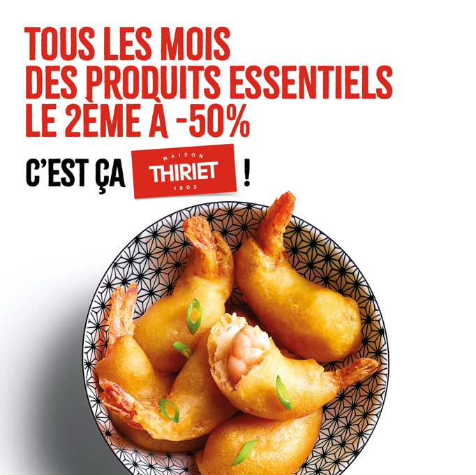 Profitez des Essentiels : le 2ème à -50% !