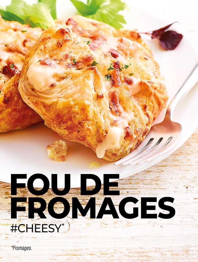 Redécouvrez le fromage sous toutes ses formes, coulant, croustillant et toujours gourmand avec notre sélection de produits : paniers, tartes, flamiches, pizzas, gougères, etc.