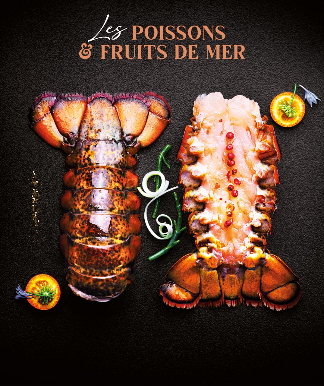 Retrouvez les poissons et les fruits de mer de la Maison Thiriet pour votre repas de Noël