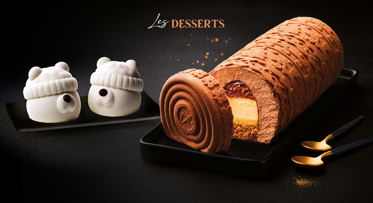 Retrouvez les desserts imaginés par la Maison Thiriet pour célébrer Noël