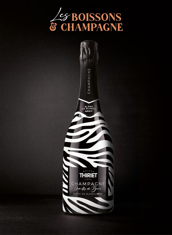 Retrouvez les vins, bières et champagne de la Maison Thiriet pour célébrer Noël