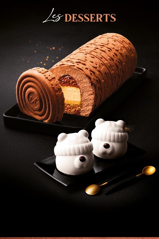 Retrouvez les desserts imaginés par la Maison Thiriet pour célébrer Noël
