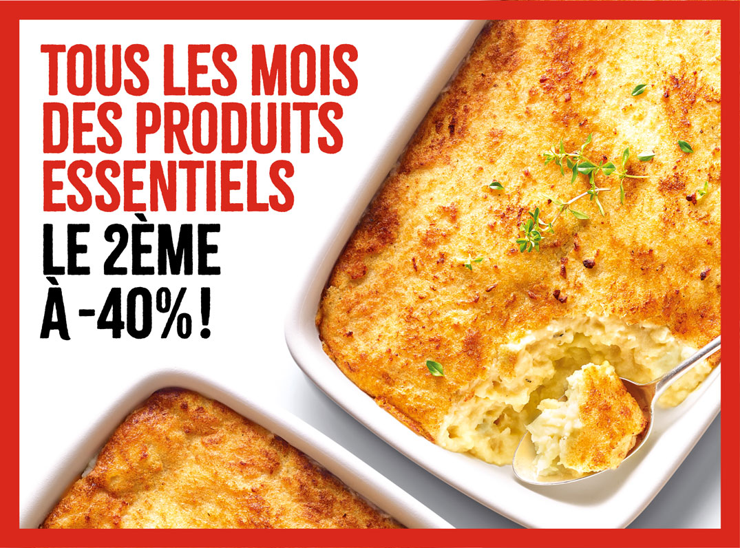 Profitez vite des Essentiels : le 2ème à -40% jusqu'au 22 février 2026