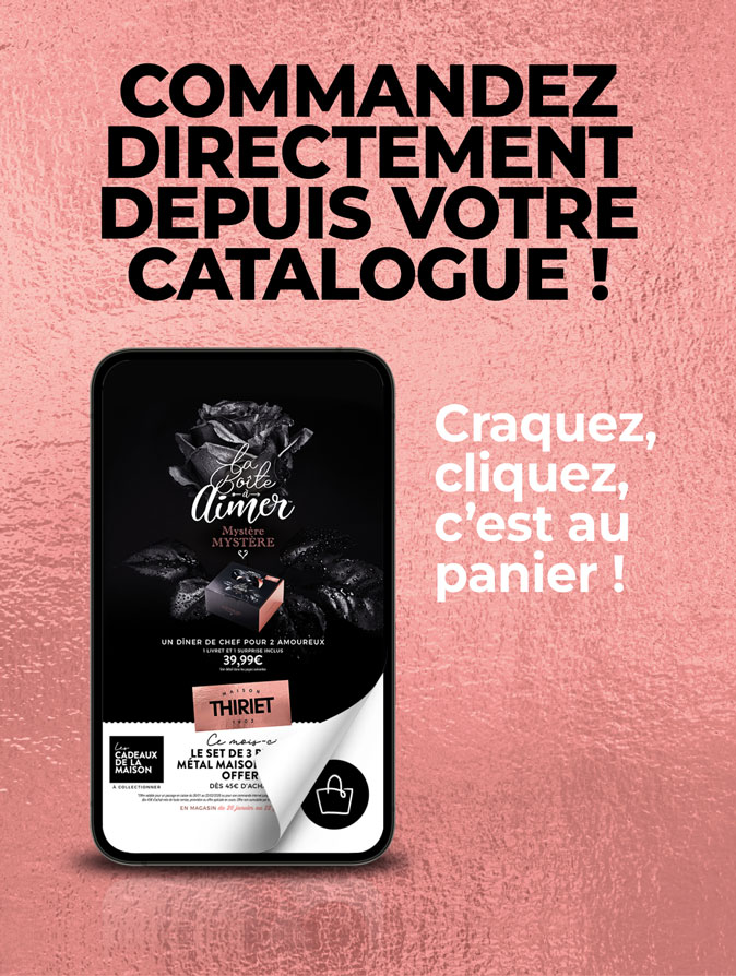 Consultez et commandez vos produits surgelés directement depuis le nouveau catalogue livraison à domicile de la Maison Thiriet du 26 janvier au 22 février 2026