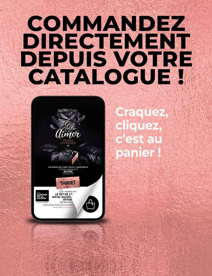 Consultez et commandez vos produits surgelés directement depuis le nouveau catalogue livraison à domicile de la Maison Thiriet du 26 janvier au 22 février 2026