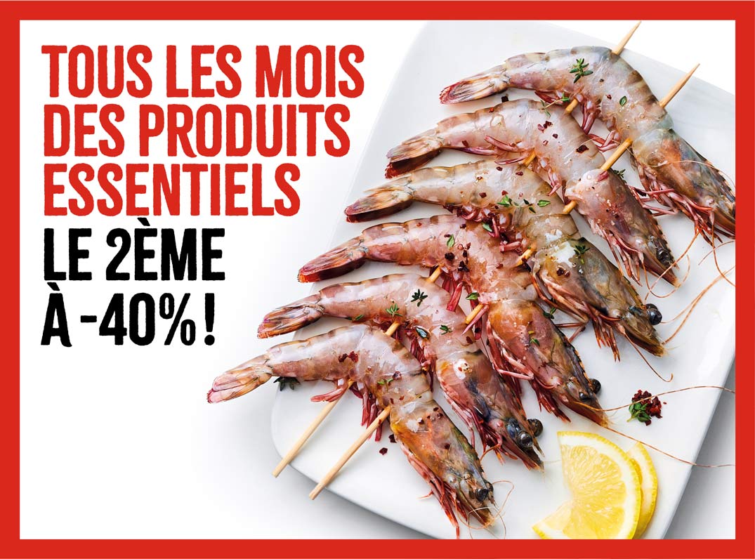 Profitez vite des Essentiels : le 2ème à -40%