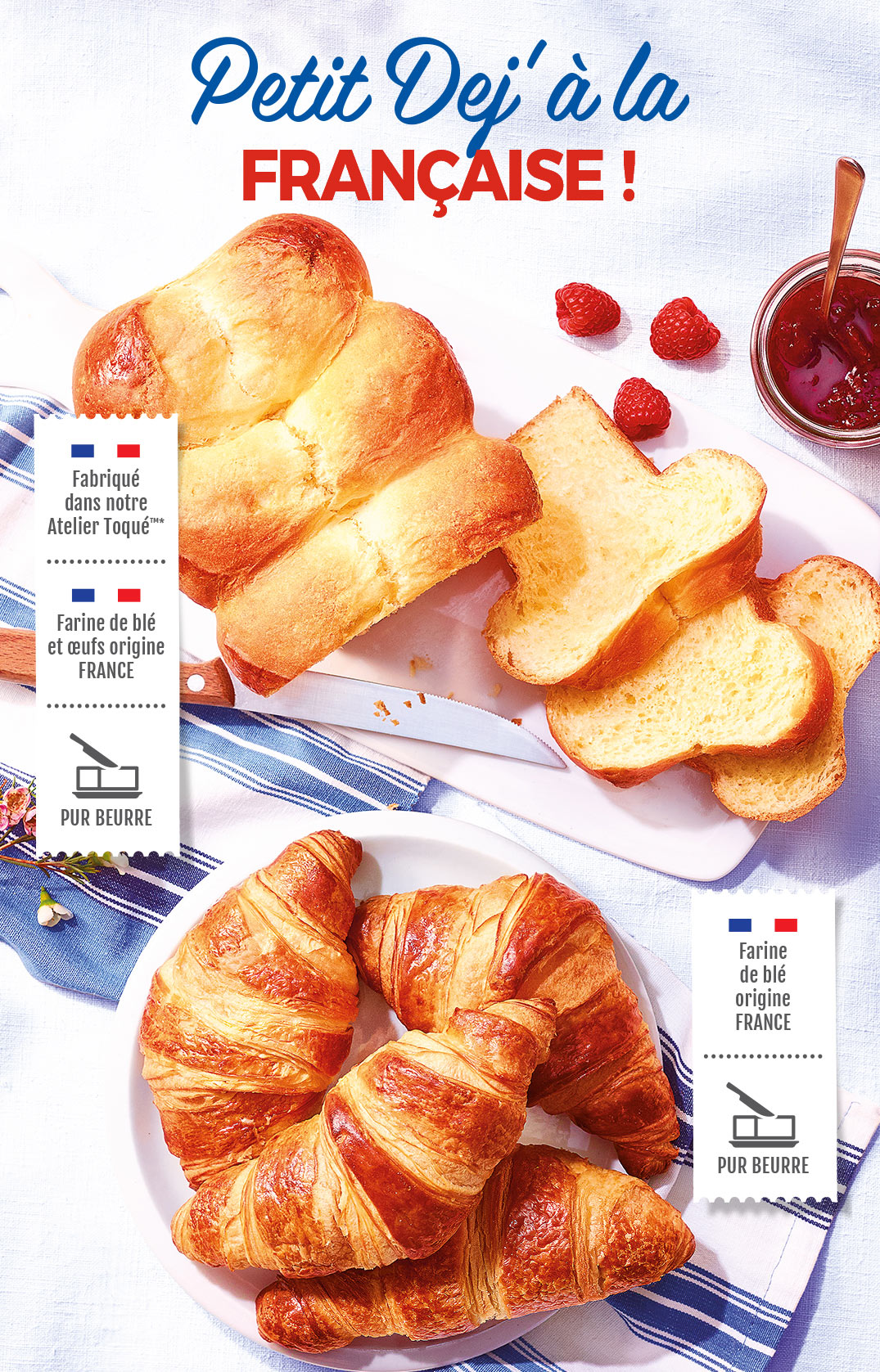 Briochettes, croissants, petits pains, moricettes… Savourez un petit-déjeuner à la française en découvrant la sélection de la Maison Thiriet