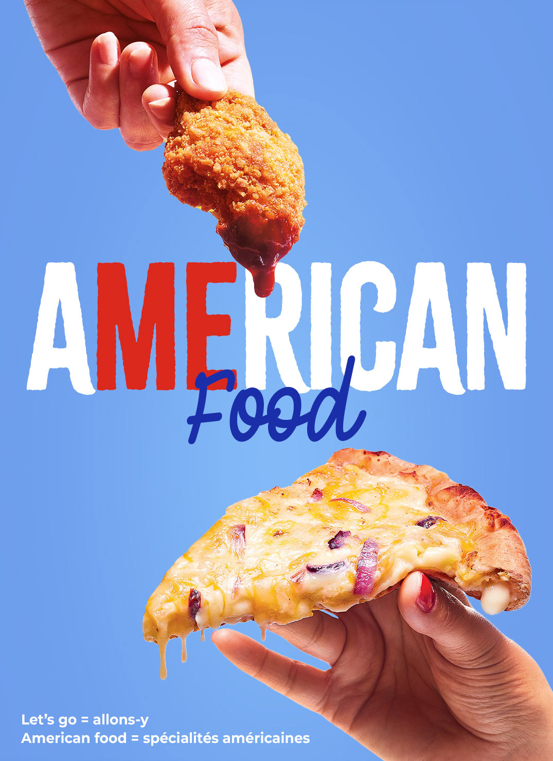 Retrouvez les incontournables de l'amérique avec notre sélection gourmande : wings, tenders, ribs, pizzas, fish & chips, onion ring et bien plus encore