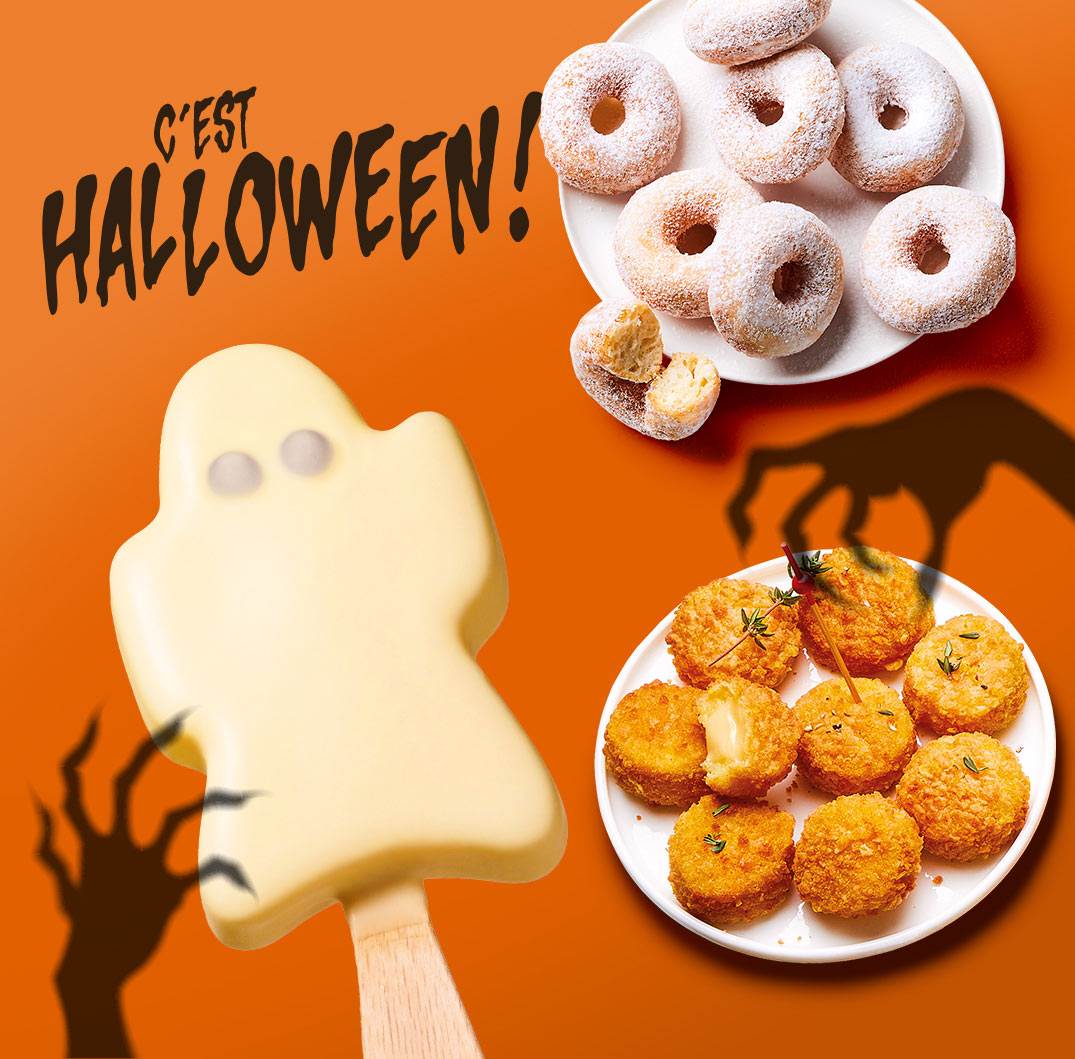 Célébrez Halloween avec notre sélection de recettes salées et sucrées à partager : croquettes au fromage, nems, mini-donuts, fondants au chocolat et bien plus encore