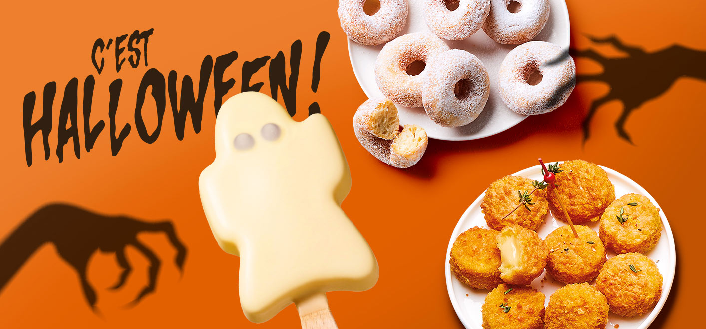 Célébrez Halloween avec notre sélection de recettes salées et sucrées à partager : croquettes au fromage, nems, mini-donuts, fondants au chocolat et bien plus encore