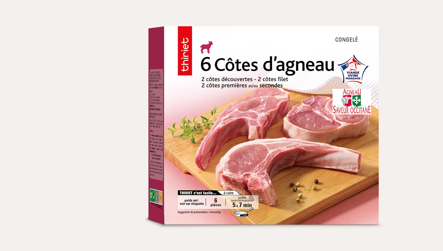 6 Côtes d’agneau