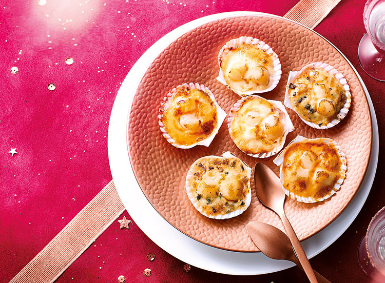 12 Mini coquilles St-Jacques apéritives surgelé, gamme Apéritifs sur