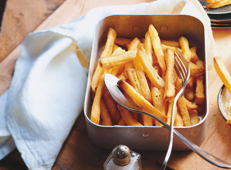 Frites au four surgelé, gamme Légumes, pommes de terre, pâtes sur Thiriet